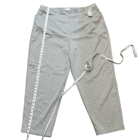 Jones New York Sport Women's Gray Trousers Grey Pants Size 24W NWT [B35#70] - Picture 12 of 13